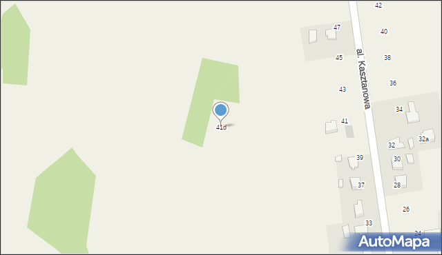 Grojec, Aleja Kasztanowa, 41d, mapa Grojec