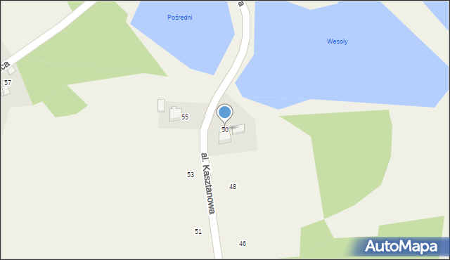Grojec, Aleja Kasztanowa, 50, mapa Grojec