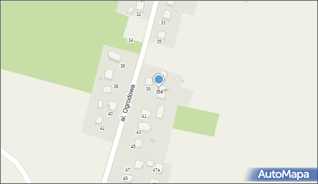 Grojec, Aleja Ogrodowa, 39a, mapa Grojec