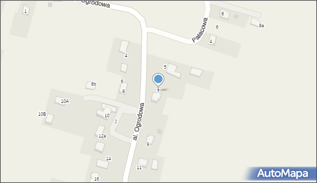 Grojec, Aleja Ogrodowa, 7, mapa Grojec