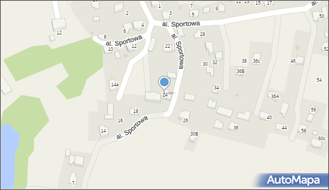 Grojec, Aleja Sportowa, 24, mapa Grojec