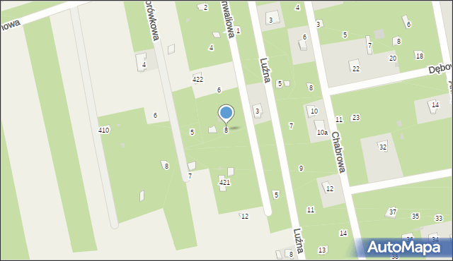 Groszowice, Aleja Konwaliowa, 8, mapa Groszowice