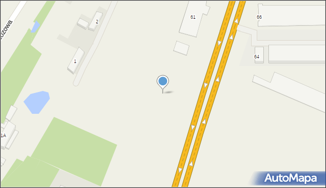 Grzędy, Aleja Krakowska, 59, mapa Grzędy