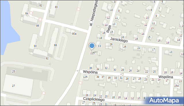 Inowrocław, Aleja Niepodległości, 115, mapa Inowrocławia