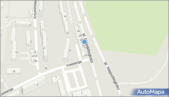 Inowrocław, Aleja Niepodległości, 20c, mapa Inowrocławia