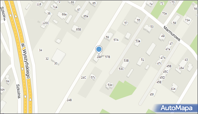 Jabłonna, Aleja Wyszyńskiego Stefana, ks. kard., 24d, mapa Jabłonna