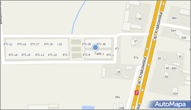 Jabłonowo, Aleja Krakowska, 67C-4, mapa Jabłonowo