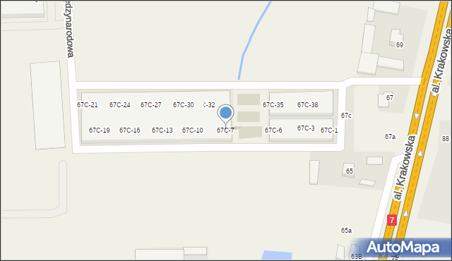Jabłonowo, Aleja Krakowska, 67C-7, mapa Jabłonowo