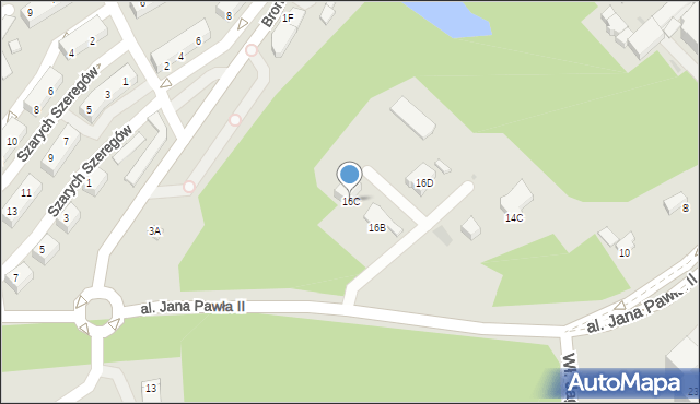 Jastrzębie-Zdrój, Aleja Jana Pawła II, 16C, mapa Jastrzębie-Zdrój