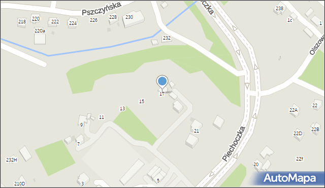 Jastrzębie-Zdrój, Aleja Piechoczka Ludwika, 17, mapa Jastrzębie-Zdrój