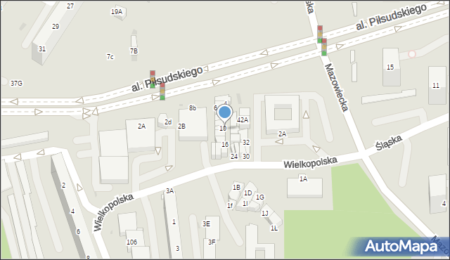 Jastrzębie-Zdrój, Aleja Piłsudskiego Józefa, marsz., 12A, mapa Jastrzębie-Zdrój