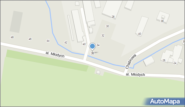 Jelcz-Laskowice, Aleja Młodych, 36, mapa Jelcz-Laskowice