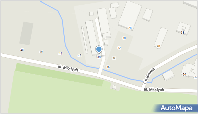 Jelcz-Laskowice, Aleja Młodych, 40, mapa Jelcz-Laskowice