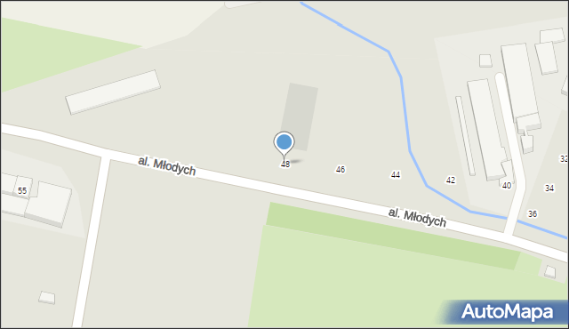 Jelcz-Laskowice, Aleja Młodych, 48, mapa Jelcz-Laskowice