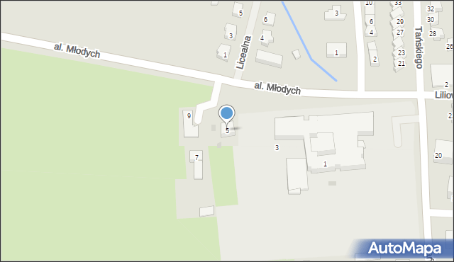 Jelcz-Laskowice, Aleja Młodych, 5, mapa Jelcz-Laskowice