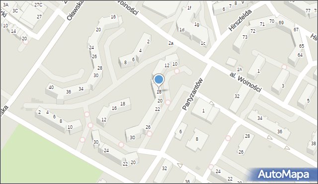 Jelcz-Laskowice, Aleja Wolności, 18, mapa Jelcz-Laskowice