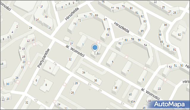 Jelcz-Laskowice, Aleja Wolności, 3A, mapa Jelcz-Laskowice
