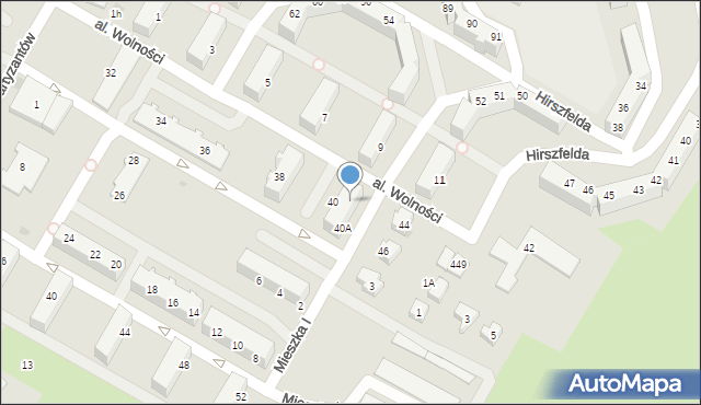 Jelcz-Laskowice, Aleja Wolności, 40B, mapa Jelcz-Laskowice