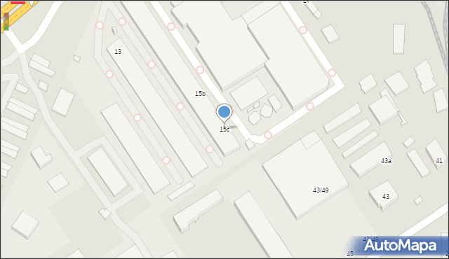 Kalisz, Aleja Wojska Polskiego, 15c, mapa Kalisza