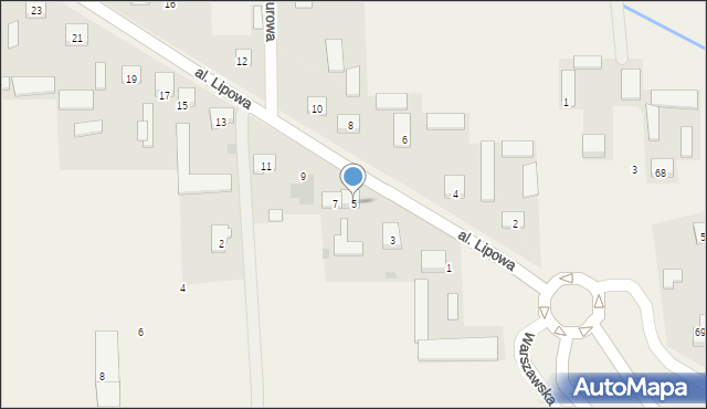 Karpin, Aleja Lipowa, 5, mapa Karpin