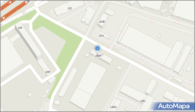 Katowice, Aleja Roździeńskiego Walentego, 188A, mapa Katowic