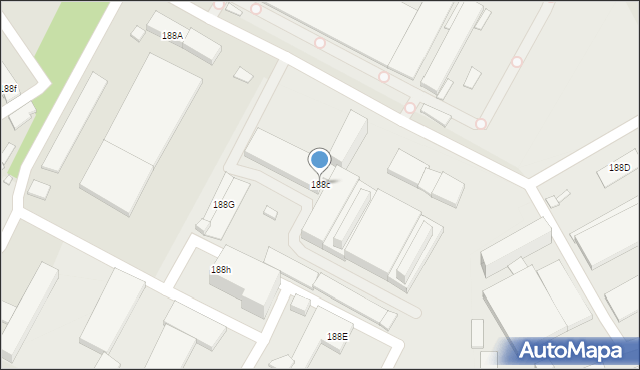 Katowice, Aleja Roździeńskiego Walentego, 188c, mapa Katowic