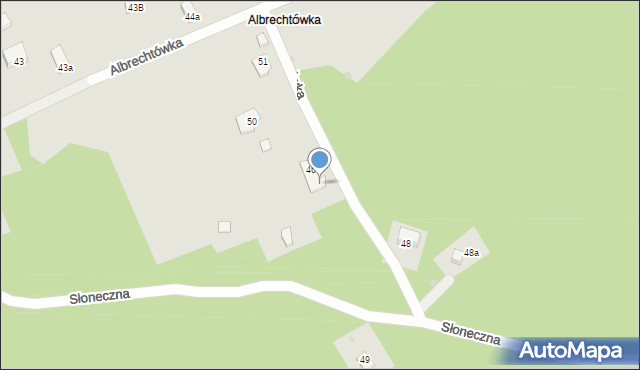 Kazimierz Dolny, Albrechtówka, 47, mapa Kazimierz Dolny