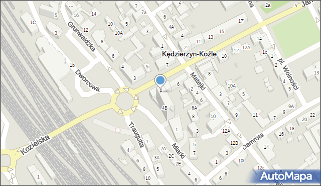 Kędzierzyn-Koźle, Aleja Jana Pawła II, 4A, mapa Kędzierzyna-Koźle