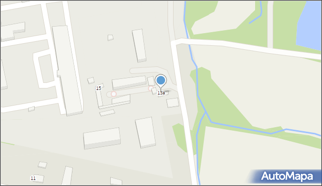 Kęty, Aleja Wojska Polskiego, 13a, mapa Kęty