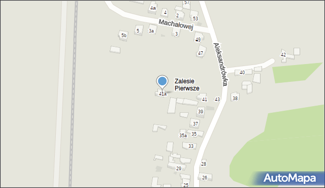 Kielce, Aleksandrówka, 41a, mapa Kielc