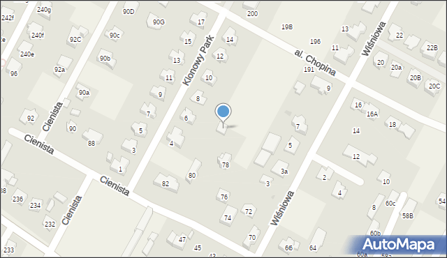 Kiełpin, Aleja Chopina Fryderyka, 197, mapa Kiełpin