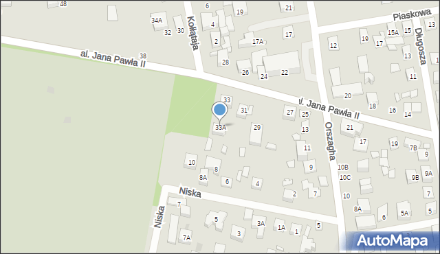 Kobyłka, Aleja Jana Pawła II, 33A, mapa Kobyłka