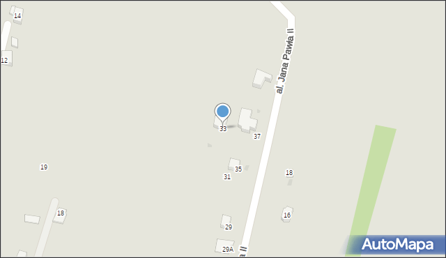 Kołaczyce, Aleja Jana Pawła II, 33, mapa Kołaczyce