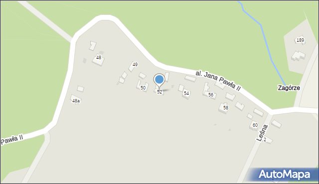 Kołaczyce, Aleja Jana Pawła II, 52, mapa Kołaczyce