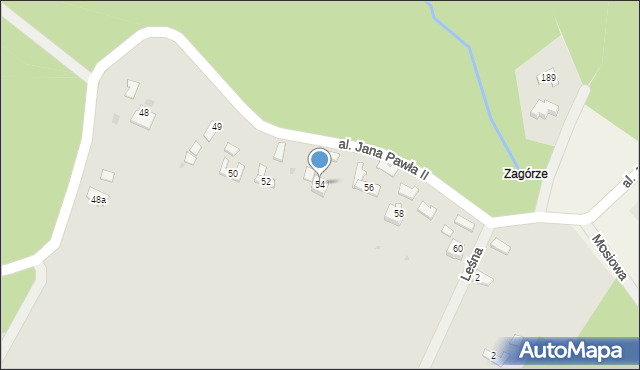 Kołaczyce, Aleja Jana Pawła II, 54, mapa Kołaczyce