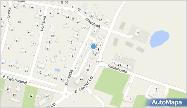 Komorów, Aleja Kasztanowa, 6A, mapa Komorów