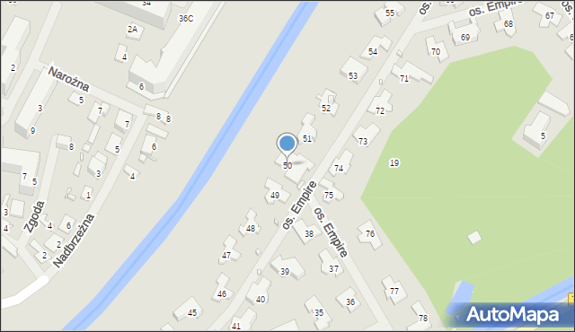 Konstancin-Jeziorna, Aleja Wojska Polskiego, 50, mapa Konstancin-Jeziorna