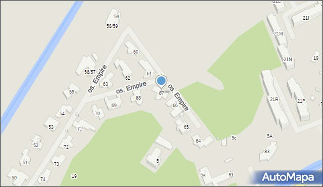 Konstancin-Jeziorna, Aleja Wojska Polskiego, 67, mapa Konstancin-Jeziorna