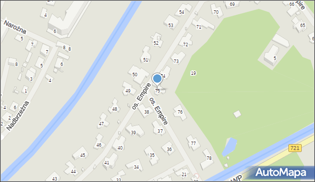 Konstancin-Jeziorna, Aleja Wojska Polskiego, 75, mapa Konstancin-Jeziorna
