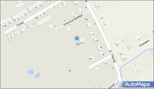 Kórnik, Aleja Flensa, 42B, mapa Kórnik
