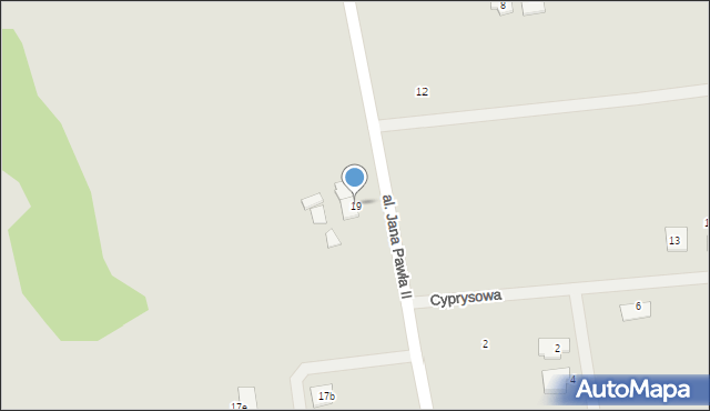 Koronowo, Aleja Jana Pawła II, 19, mapa Koronowo