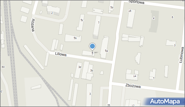 Koronowo, Aleje Wolności, 5, mapa Koronowo