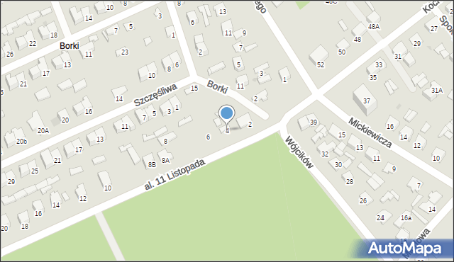Kozienice, Aleja 11 Listopada, 4, mapa Kozienice
