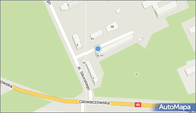 Kozienice, Aleja Sikorskiego Władysława, gen., 6, mapa Kozienice