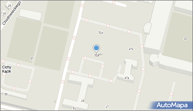 Kraków, Aleja 3 Maja, 51a, mapa Krakowa