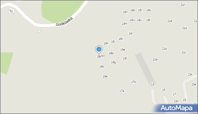 Kraków, Albatrosów, 19c, mapa Krakowa