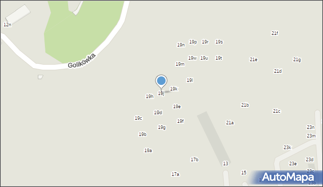 Kraków, Albatrosów, 19j, mapa Krakowa