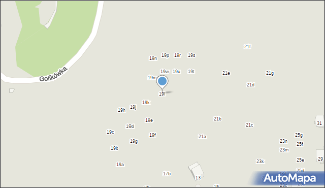 Kraków, Albatrosów, 19l, mapa Krakowa