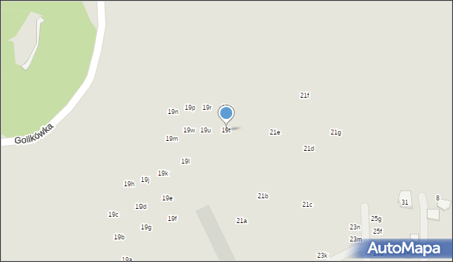 Kraków, Albatrosów, 19t, mapa Krakowa