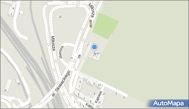 Kraków, Aleja 29 Listopada, 15, mapa Krakowa